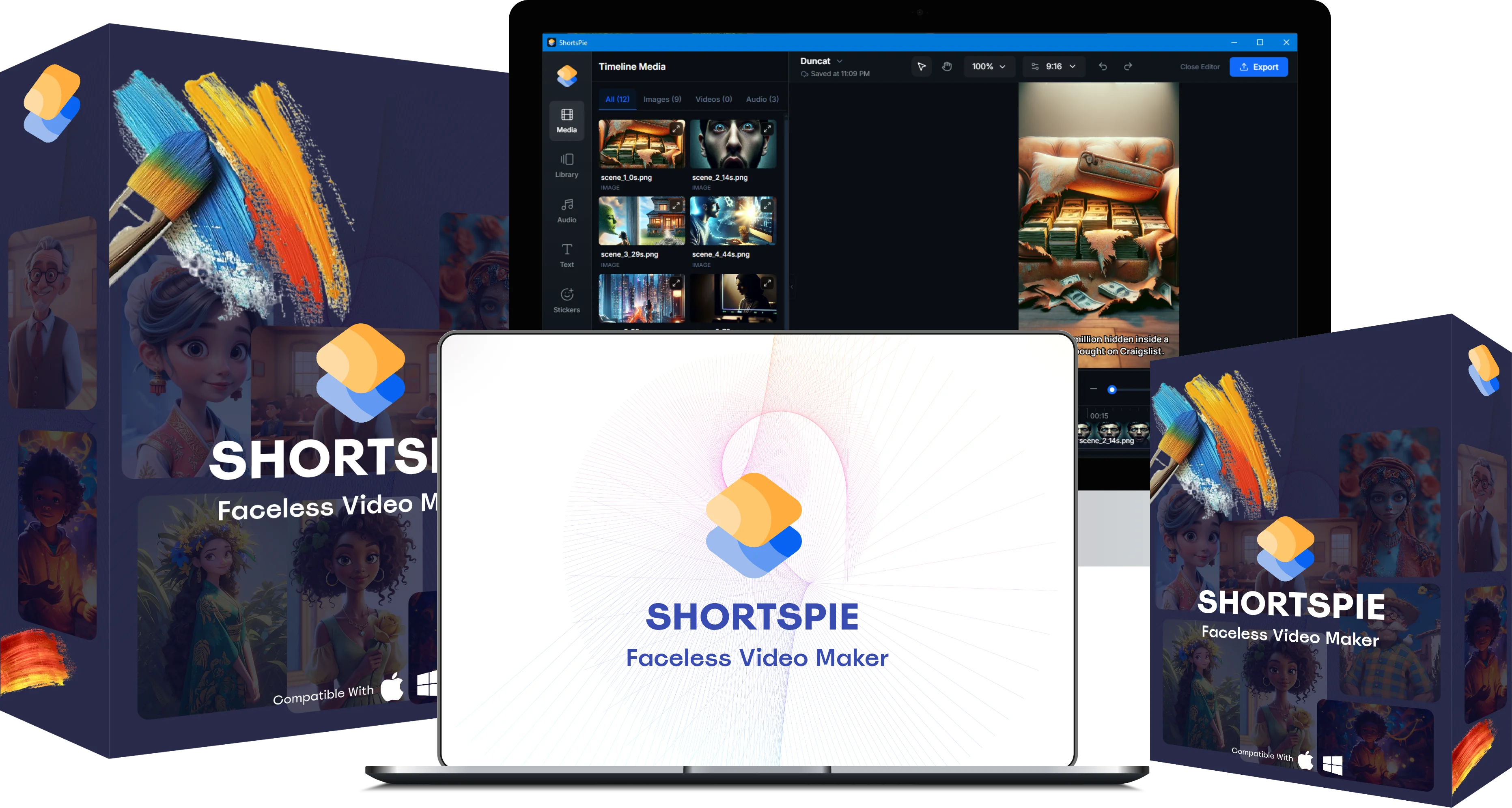 ShortsPie Interface